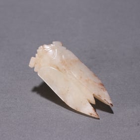A piece of Han Hetian jade cicada
