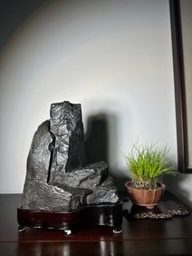 A piece of Qing Dynasty Lingbi Stone Song Mountain