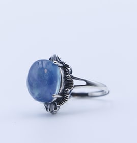 A Qing dynasty aquamarine ring