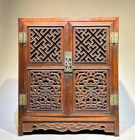 A piece of Huanghuali jewelry cabinet