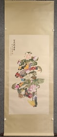A Song Meiling Shou on paper vertical scroll
