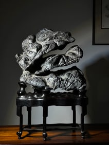 A piece of Qing Dynasty Lingbi stone clouds