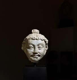 A statue of Maitreya Buddha