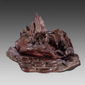 A piece of agarwood character story Shanzi ornament