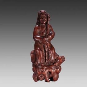 A piece of Qing Dynasty agarwood Guanyin