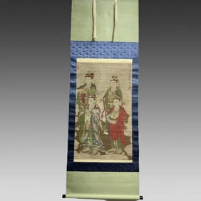 A statue of Guanyin of Huizong of the Song Dynasty
