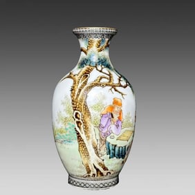 A beautiful pastel character story bottle