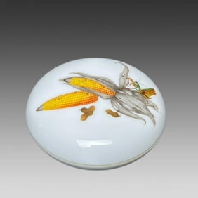 One piece of enamel color corn peanut insect fun printing box