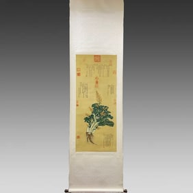 A picture of Jiang Tingxi's 100 fortunes
