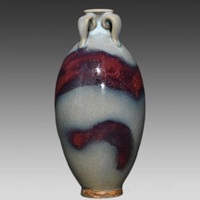 A Song Dynasty Jun kiln four-series bottle