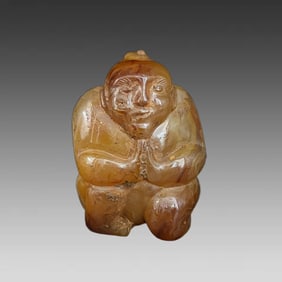 An old agate war Han people