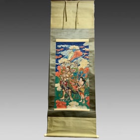 A portrait of Zhang Daqian
