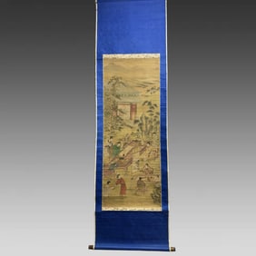 A picture of Qiu Ying's Coats on silk