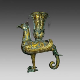 A Warring States bronze of the wrong gold phoenix