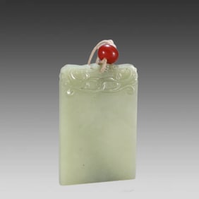 A piece of Qing Dynasty Hetian topaz has nothing to do with the card