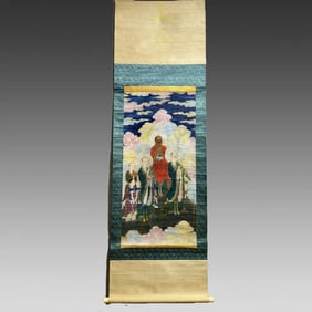 A picture of Zhang Daqian's Arhat