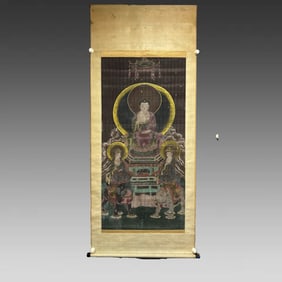 A picture of Zhang Wu's fine Buddha statue
