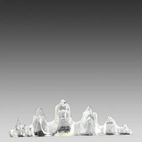 One piece of natural white crystal Shanzi pen holder
