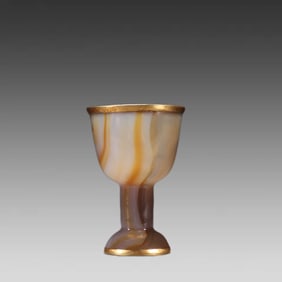 One piece of agate-wrapped gin glasses
