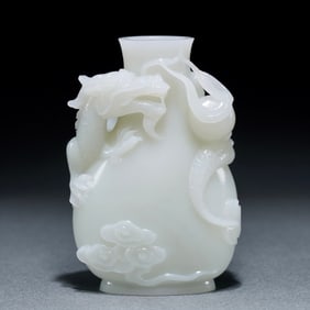 One piece of Hetian jade flower arrangement
