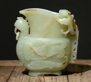 A dragon and phoenix Xiangjue cup ornament