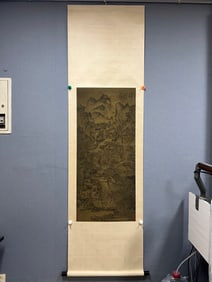 A picture of Wang Meng's landscape on silk