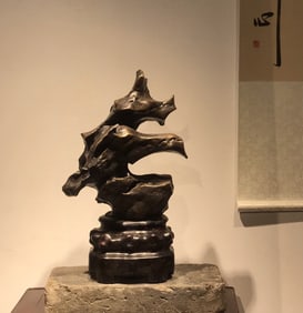 A piece of Qing Dynasty Taihu Lake stone cliff clouds