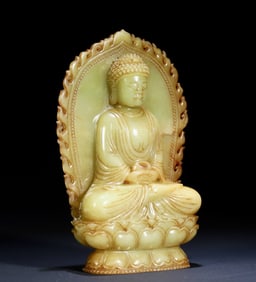 A statue of Shakyamuni