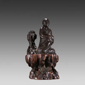 An old agarwood free Guanyin ornament