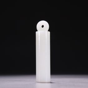 A piece of Qing Dynasty Hetian jade feather tube