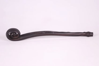 A piece of late Qing small-leaf red sandalwood Ruyi ornament