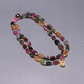 One piece of tourmaline necklace