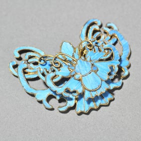 One piece of silver-gilt fitting