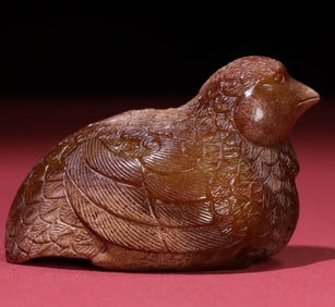A piece of Zhan Han jade tune "live and work in peace and contentment" Tongtian hole piece