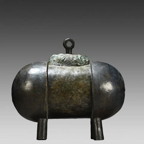 A piece of Han Dynasty bronze drum