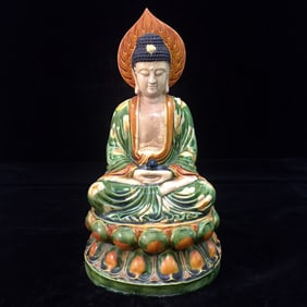 A piece of Tang Sancai Guanyin Buddha