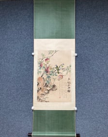 A piece of Lin Huiyin's bird song and flower fragrance on paper