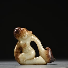 A piece of the Jade Dancer of the Han Dynasty