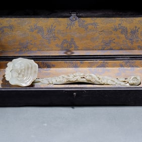 A piece of Hetian jade from the Qing Dynasty is more than wishful
