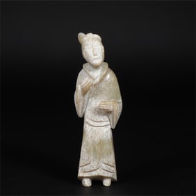 A piece of ancient jade figurines