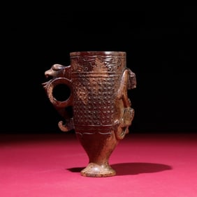 One piece of the Warring States Manqin Dragon Cup