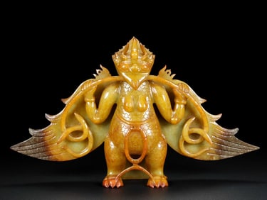 A piece of the Han Dynasty Hetian Jade Eagle