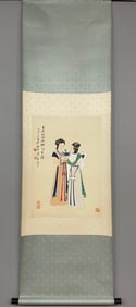 A large scroll on paper