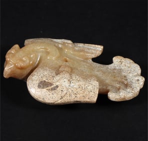A piece of the ancient jade phoenix bird