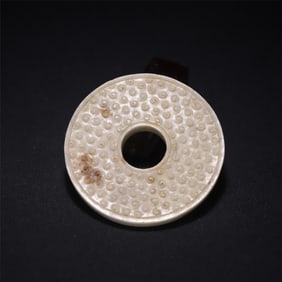 A piece of ancient jade from the Han Dynasty