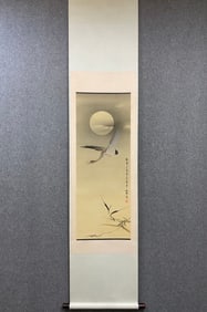 A picture of Lu Yan under the moon of Wu Qingxia