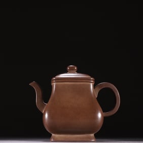 A piece of Chen Mingyuan's purple sand teapot