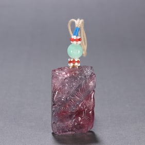 A piece of exquisite tourmaline bamboo newspaper safe listing