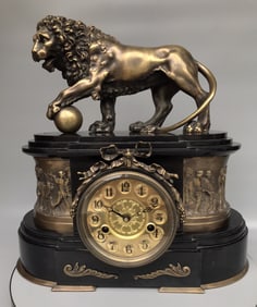 A fine Leo bell ornament