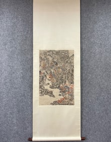 A picture of Zhang Daqian's mountain dwelling